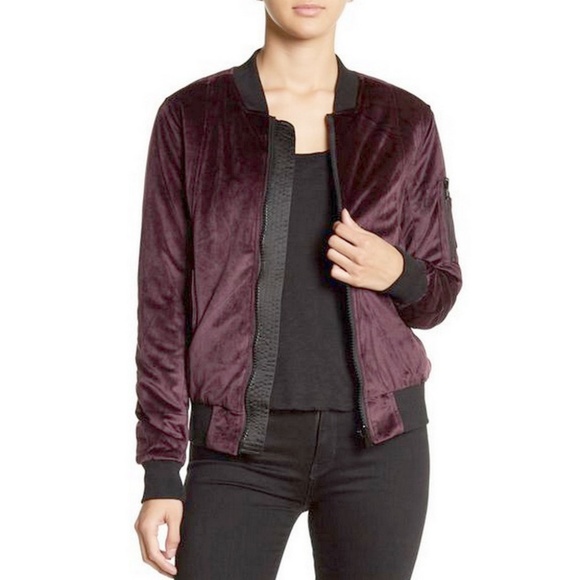 John + Jenn Purple & Black Bomber, Reversible NWT - Picture 2 of 7